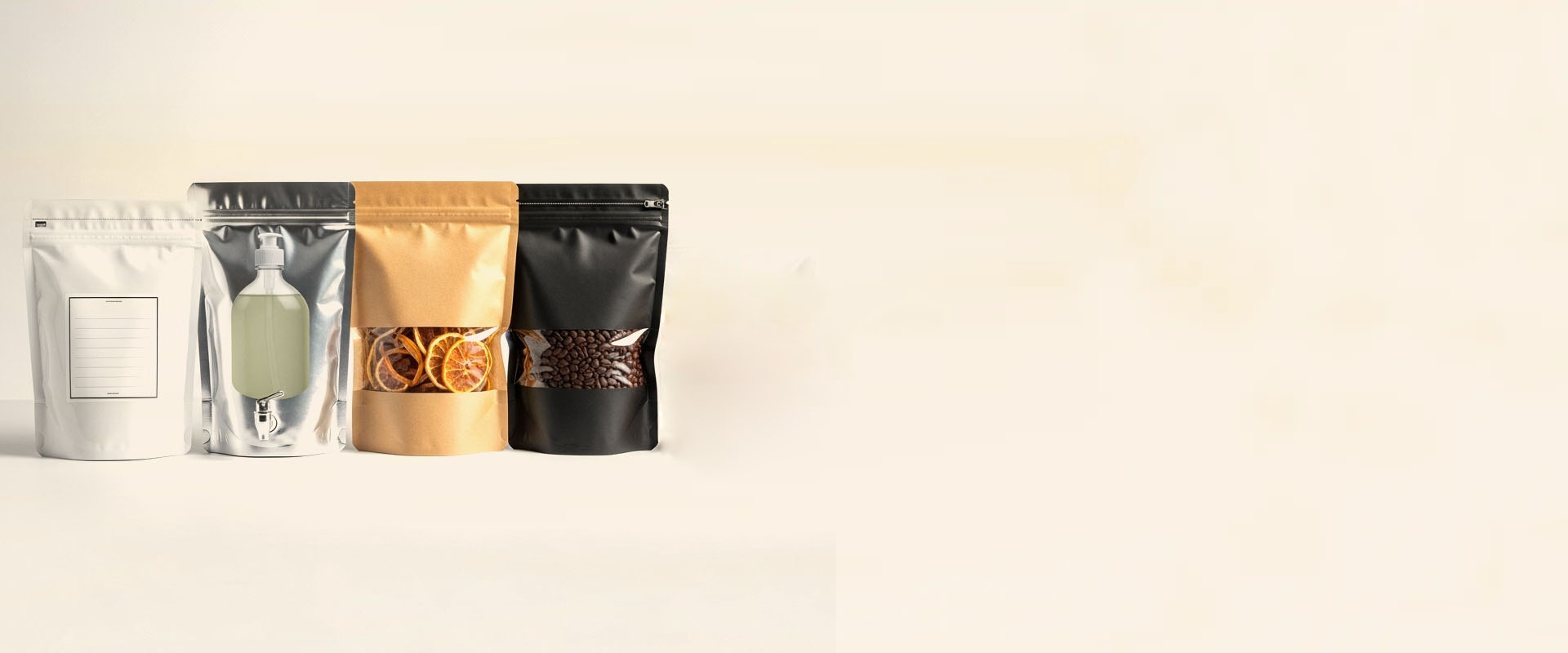 Horizontal Flat Bottom Bags,