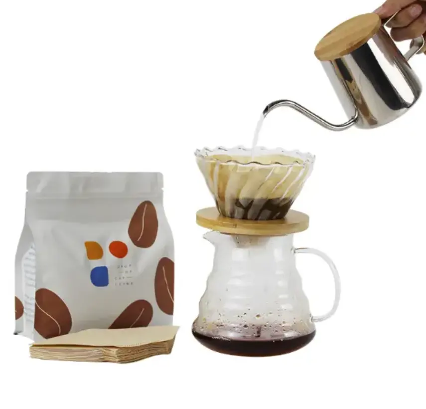 V60 유리 커피 드리퍼