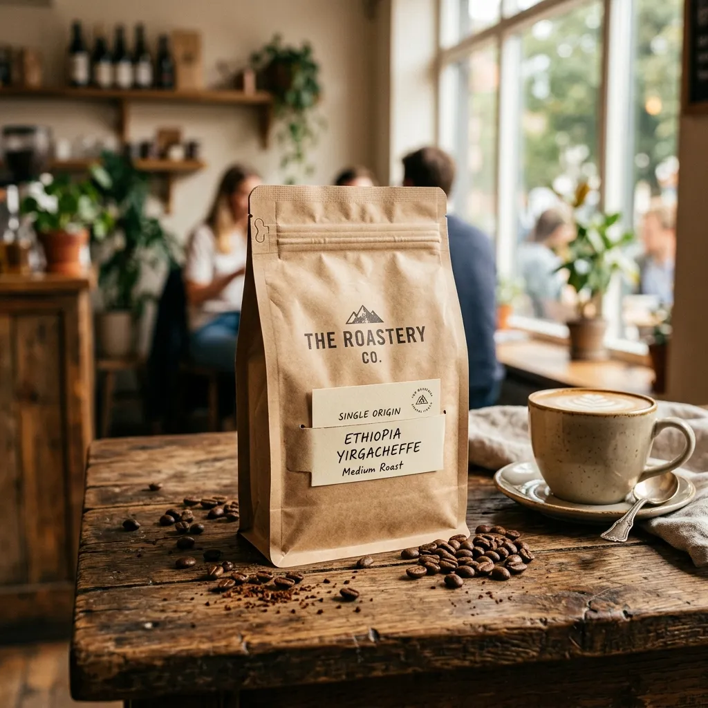 Kraft_paper_coffee_bag_on 표