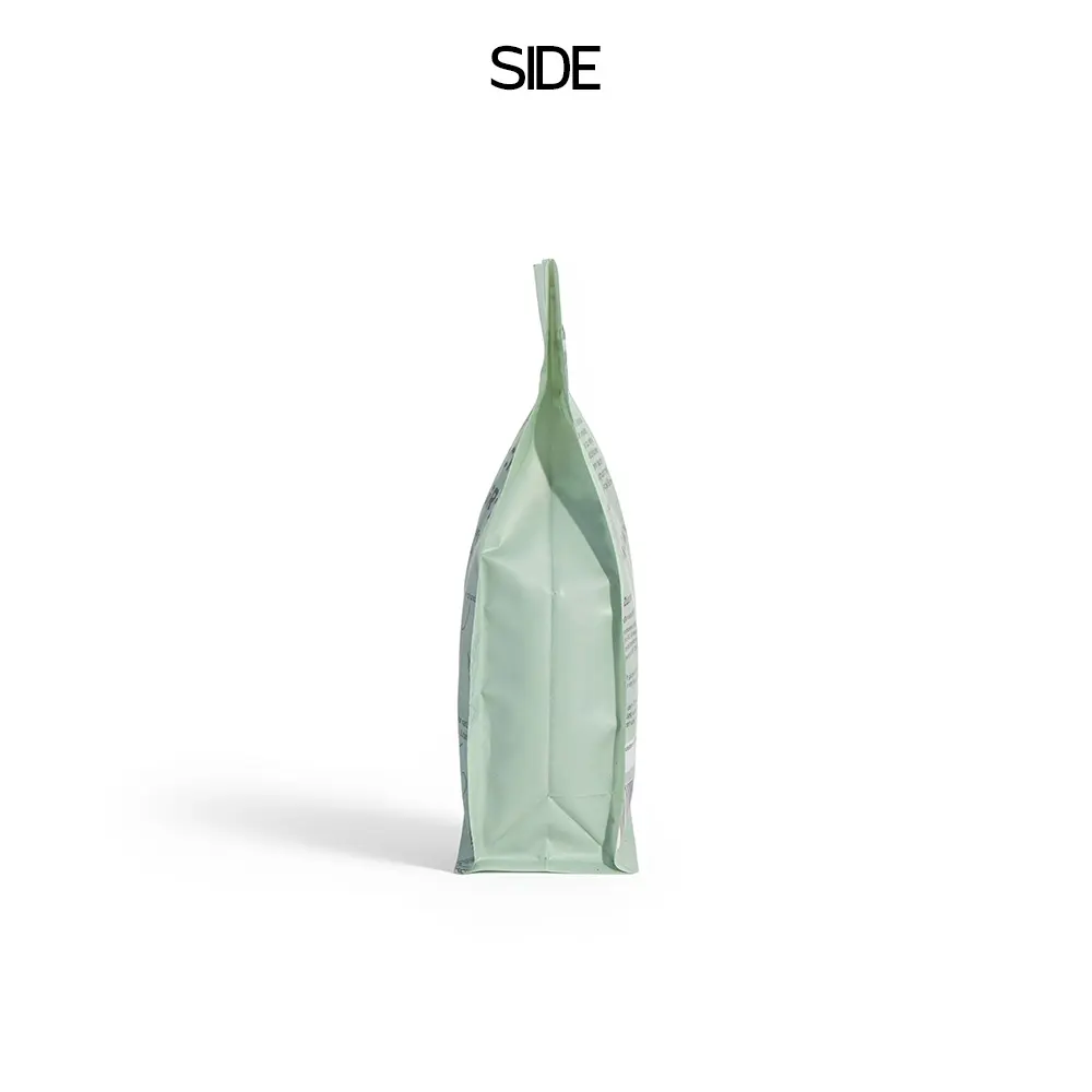 재활용 가능한 평평한 바닥 커피 백