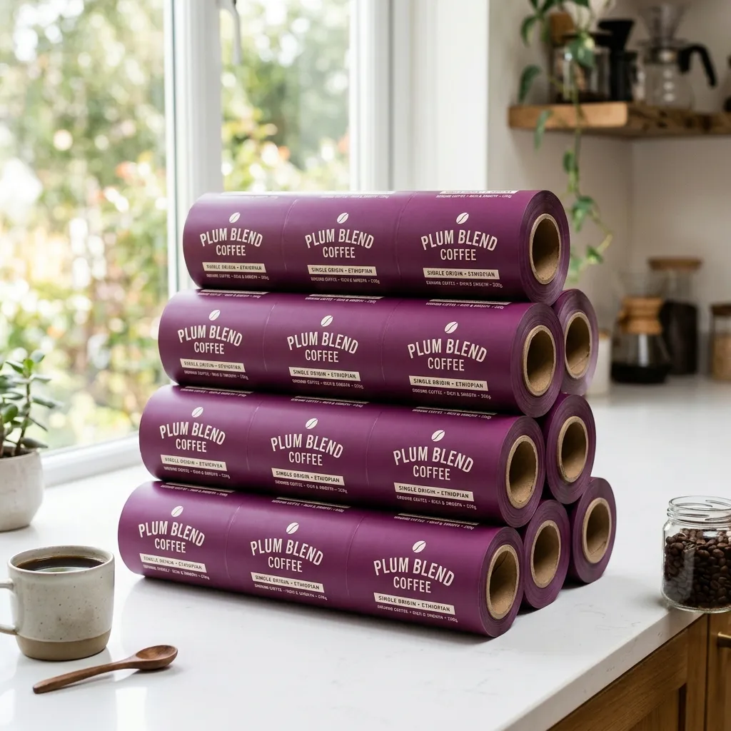 Stacked_packaging_rolls_on_counter