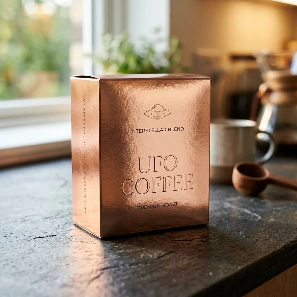 커스텀 UFO-커피-박스-포일 팩