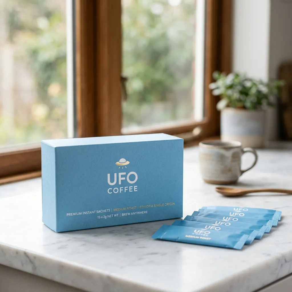 맞춤 UFO 커피 박스 팩 소포
